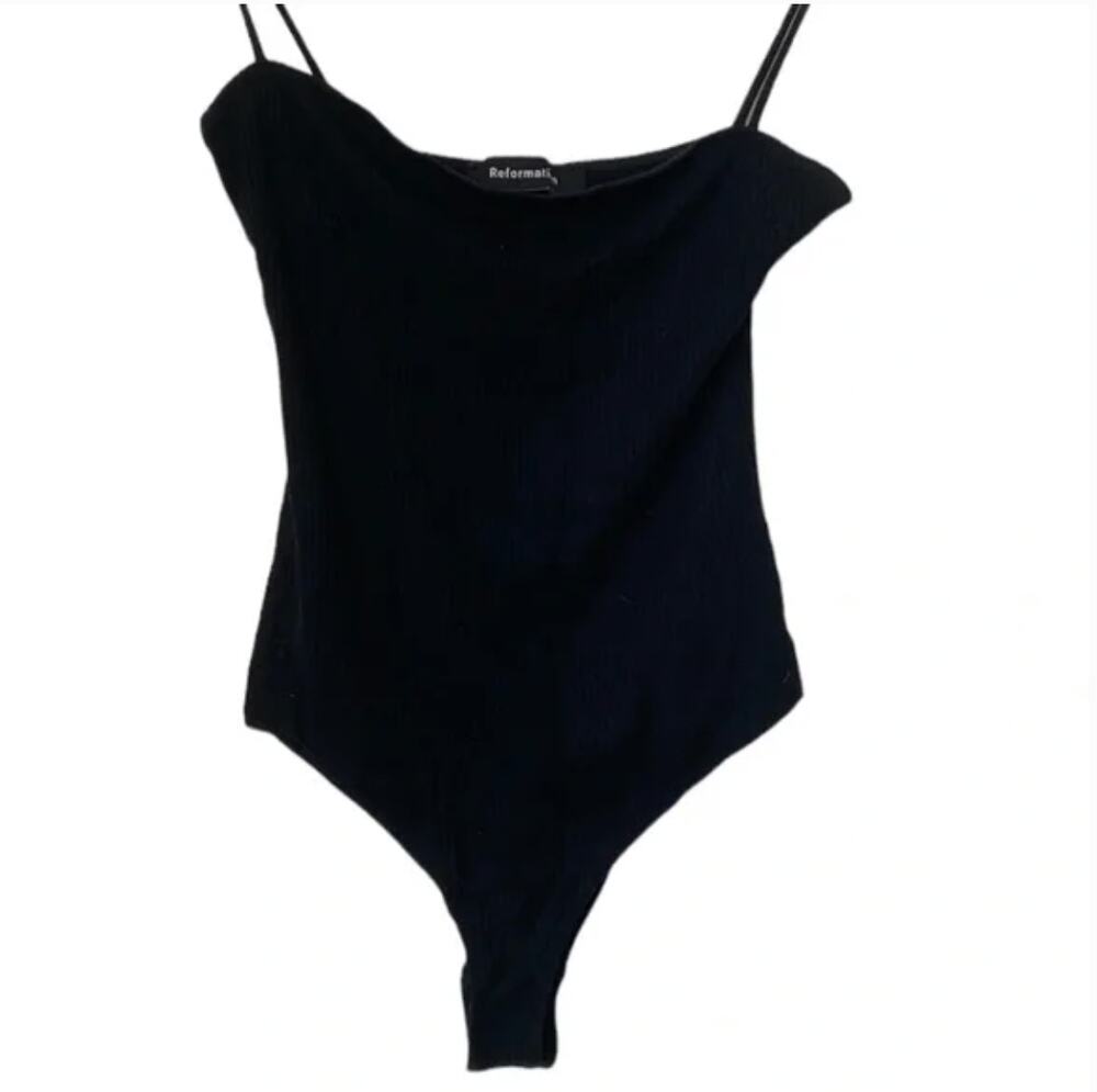 Reformation Black Bodysuit Sz S